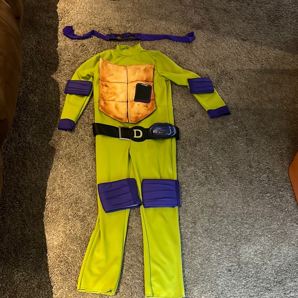 Donatello Costume TMNT Green and Purple